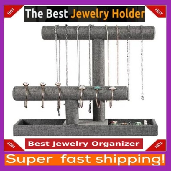 ✅🗣🚨🔴SALE🔴BEAD LANDING Double BRACELET BAR T-Bar DISPLAY STAND🚨📢💸BUY NOW🤑 - Picture 6 of 16